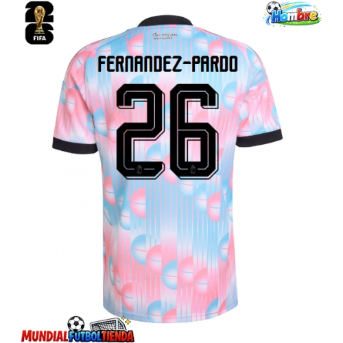 Camiseta Bélgica Matias Fernandez-Pardo #26 Segunda Equipación Replica Mundial 2026 mangas cortas